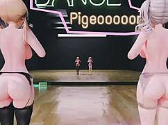 Mmd Kashima Prinz Eugen Shake Sexy Ass with Chocolate Cream Topping!