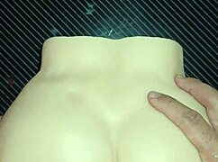 candy bends over desk for hard doggystyle pounding and big ass cumshot