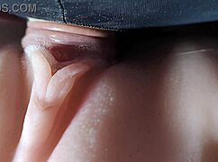 Ever notice condoms holding back that explosive cumshot on her big shaved pussy? 😂🍆💦