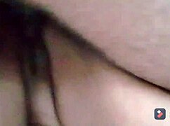Watch creamy young pussy get fingered close-up by her horny Brazilian boyfriend