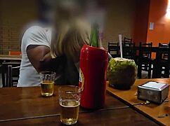 i went dating my black bull at bar then he fucked me in car cuck driving