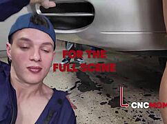 Shay Sights MILF freeuse fucked raw in mechanics garage whore fest!