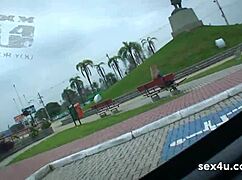 luana gaúcha takes cash from don picone to strip nude outdoors teasing clit