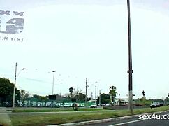 luana gaúcha takes cash from don picone to strip nude outdoors teasing clit