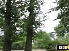 Girlfriend turns cash slut as boyfriend watches her pounded