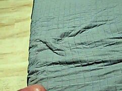 kalena mitrak bangs fan in homemade bedroom session