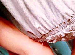 Sistya's Natural Tits Bounce on Lover's Cock