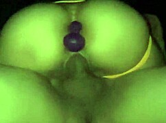 Amateur Latina Culona Double Penetrated with Dildos in Ass