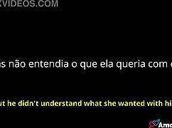 brazilian milf big ass clit cuckquean watches husband fuck friend anal