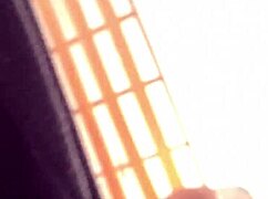 stepmom's huge natural tits bounce as she sneaks into my room for fun