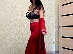 whoa check out angela-milf's huge ass shake and slow strip tease