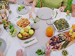 spanish mom euforia diosa's huge tits fucked by victor bloom outdoors