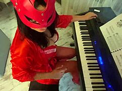 milfycalla sneaks piano teacher's throbbing cock