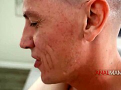 submissive short hair mother in law bound for hardcore anal assfucking bdsm sex