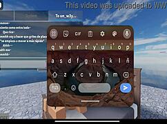 Unexpected hookup turns steamy in Roblox world