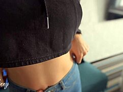 curvy babe starts with teasing blowjob then rides cock hard until creampie explosion in homemade session