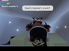 Quickie doggystyle with Roblox condo slut, bent over begging?