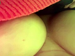 artemisia love bounces big natural tits in solo italian fetish play