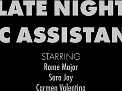 sara jay and carmen valentina share rome majors' monster bbc deepthroat cowgirl