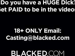 Addison grabs her first BBC, deepthroats then rides it cowgirl like a pro hotwife.