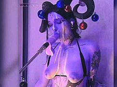 Cum-Filled Devil Cosplay Babe Deepthroats Passionately