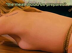 Blonde bound and fisted hard in brutal maledom bondage.