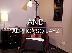 Alphonzo's Massive Cock Devours Layz Dripping Pussy