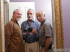 Petite teen craves old man's hardcore blowjob and cumshot explosion