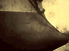 Vintage Hairy Beaver Exposed in Erotic Retro Scene!