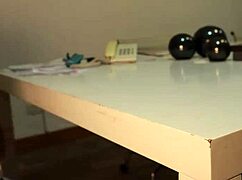 Anal Rupture for Secretary Ariana Filled with Secretary Cum