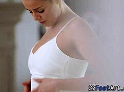 What If Kinky Foot Fetish Hottie Footjobs Monster Cock Before Hard Fuck?