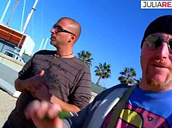 EXTREME ANAL AND PUSSY FUCKING SHOCKS ON BEACH WITH LOUD MOANING REALITY