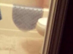 shy girl steps into the shower feeling all bashful and exposed 🥺🚿