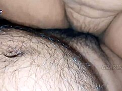 skinny indian bhabhi bends for hardcore doggystyle pussy pounding by couple