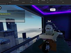 giving a submissive roblox slut backshots in panties until she squirts and finishes hard