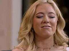 why's this teen stepdaughter fingering stepmom's big tits so hot?