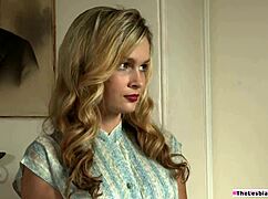 mmm big tits blonde lesbian licks shaved friends pussy in bedroom