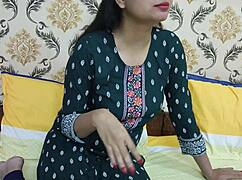 Desi stepsis sneaks stepbro into bed for hot teen pussy licking fingering