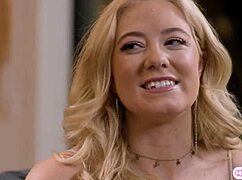 why's this teen stepdaughter fingering stepmom's big tits so hot?