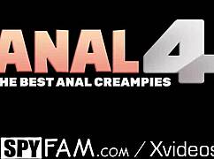 whoa caught my stepsis stealing now she bends over for doggystyle blowjob