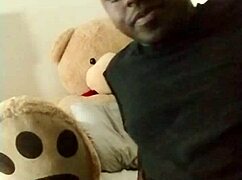 imagine joining this ebony's private jeans toy jerk session?