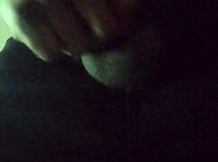 imagine joining this ebony's private jeans toy jerk session?