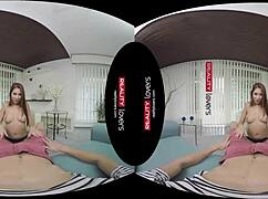 realitylovers redhead in heels rides cowgirl with footjob sizzle 😍💦