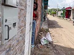 neighbor pays to fuck my tight latina ass in his house