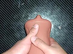 lipsy takes intense anal toy then sucks it ass-to-mouth closeup