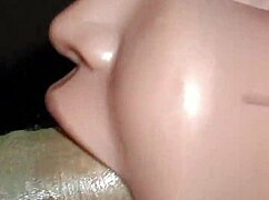 lipsy takes intense anal toy then sucks it ass-to-mouth closeup