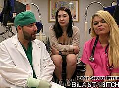 Bent Over Mina Moons Back Blasted Cum Doggystyle Nurse POV