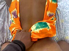 indian bhabhi screams as husband pounds her shaved pussy hardcore