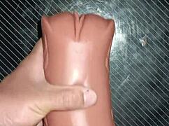 lipsy takes intense anal toy then sucks it ass-to-mouth closeup