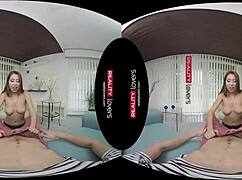 realitylovers redhead in heels rides cowgirl with footjob sizzle 😍💦